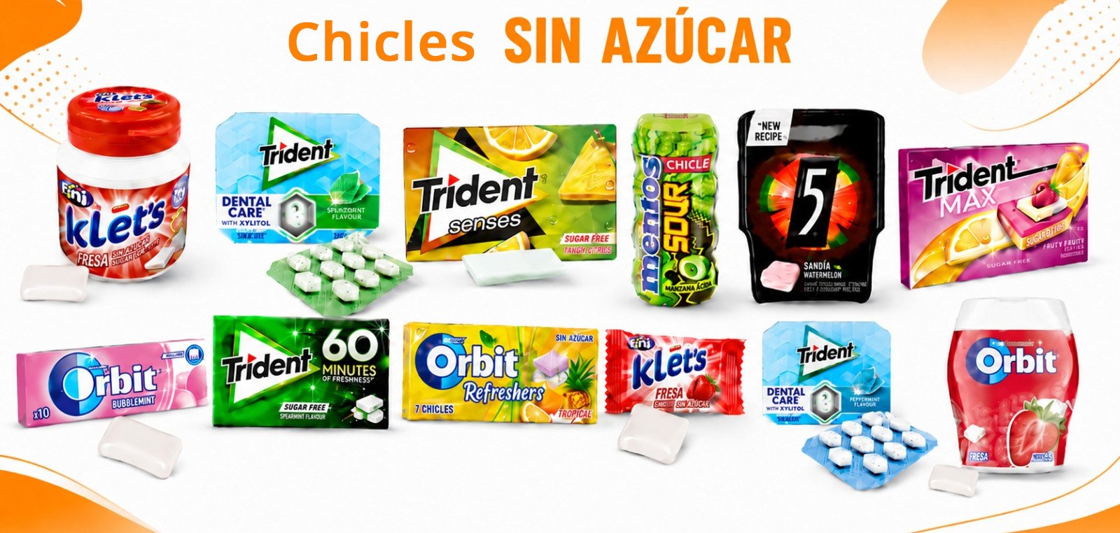 Chicles sin az&uacute;car